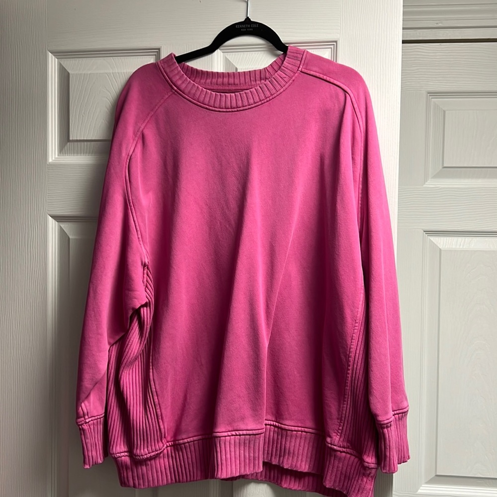 EUC Aerie pink sweatshirt size large